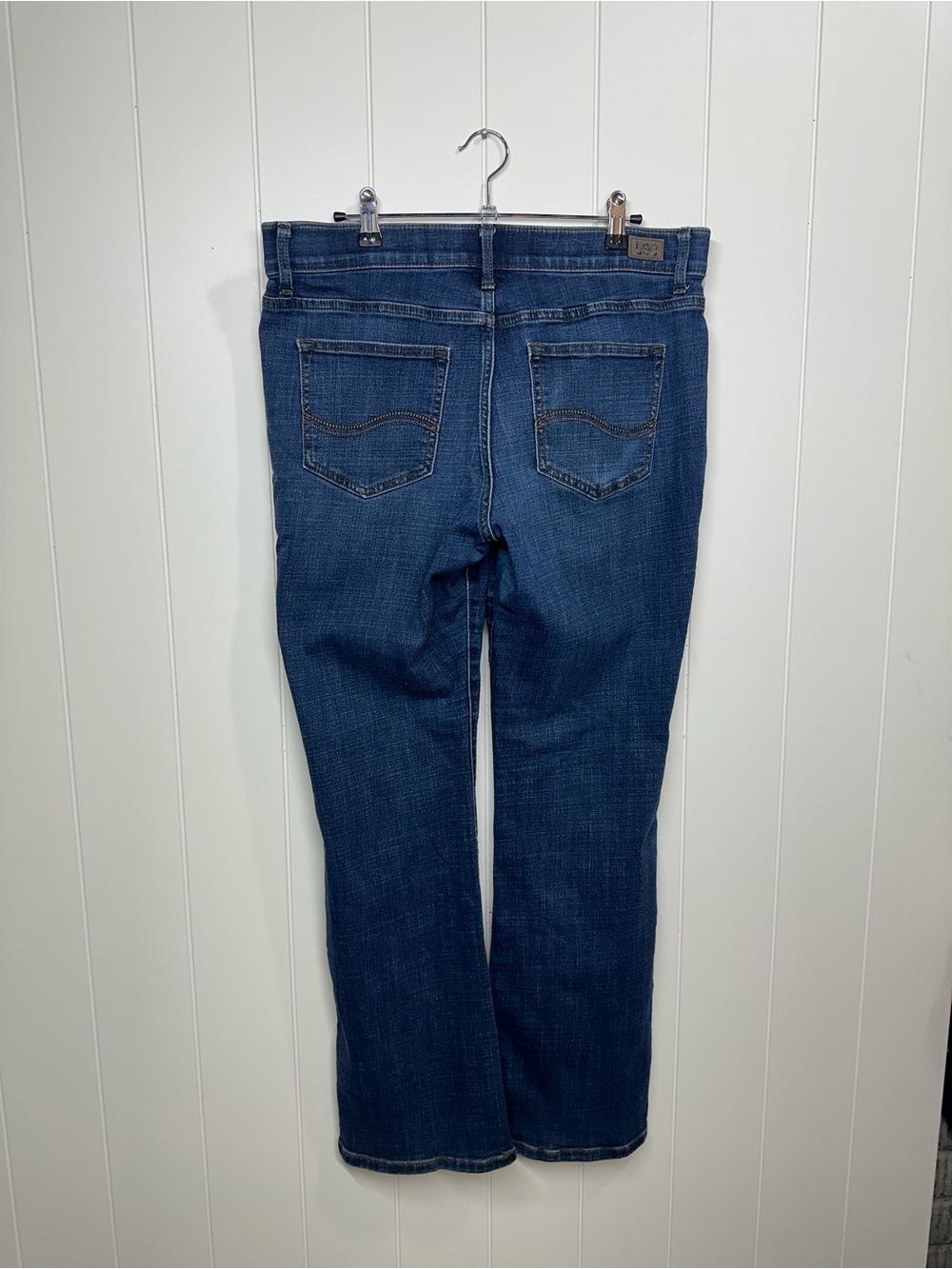 Lee Flex Motion Women’s Regular Fit Bootcut Jeans Size 12 Short Mid Rise Stretch - Picture 7 of 12